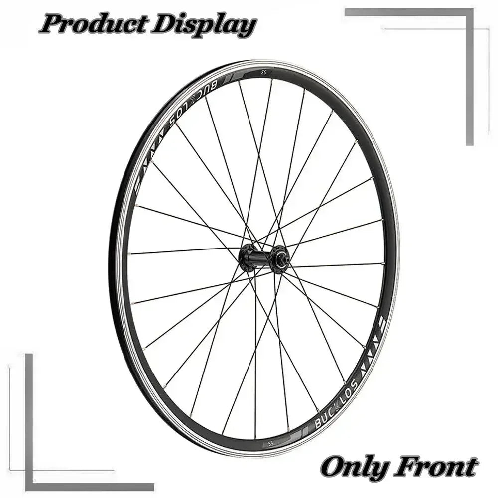 BUCKLOS 700C Road Bike Wheelset – V Brake Quick Release Wheels - Olny Front