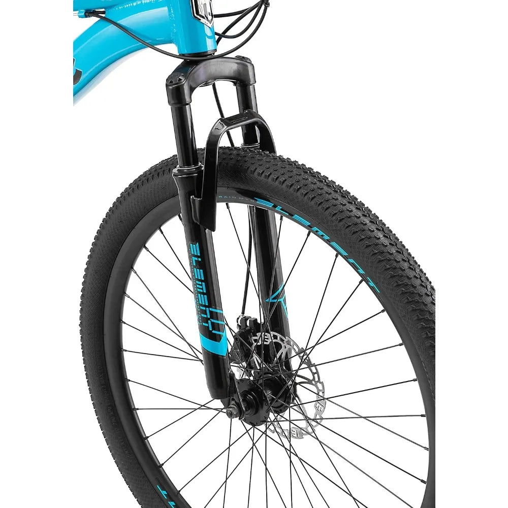 Grafton Mountain Bike for Adult and Youth Men and Women, 24/26 / 27.5-Inch Wheel Options, 21-Speed Trigger Shifter, Aluminum