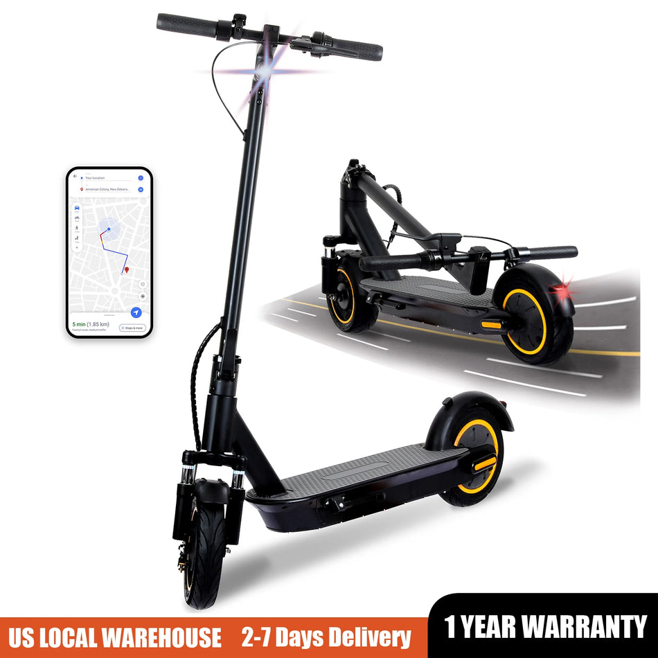 FREEBOY 500W Foldable Electric Scooter Unisex 10'' Inflatable Tire 36V 15Ah Battery up to 35-40km Range with APP Support
