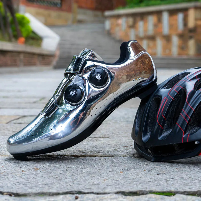 Unisex MTB & Road Cycling Shoes – Non-Slip Hard Sole Mountain Bike Riding Shoes for Outdoor Cycling