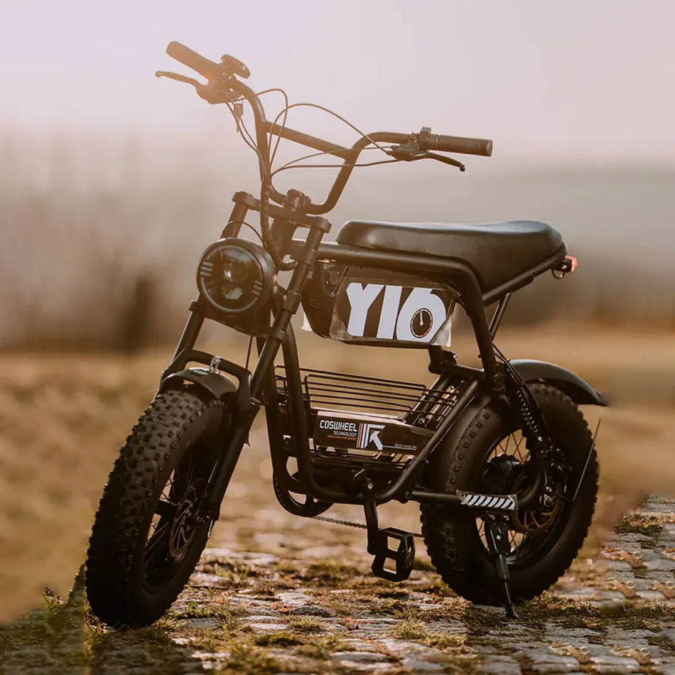 COSWHEEL Y16 750W Fat Tire Electric Bike – 28 MPH, 52-Mile Range
