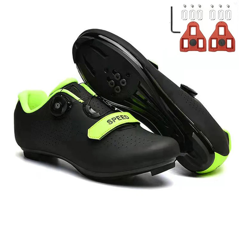 Women Flat Speed Sneakers Ultralight Men Mountain Bike Shoe  Self-Locking Bicycle Cleat Shoes Road Cycling Sneaker MTB Shoes