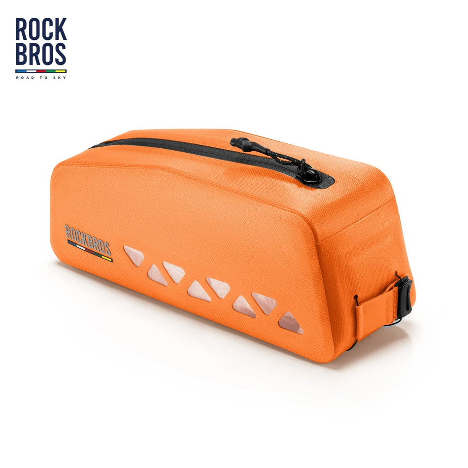 ROCKBROS Road to Sky Seamless Waterproof Triangle Bike Bag – Large Capacity Top Tube Frame Bag