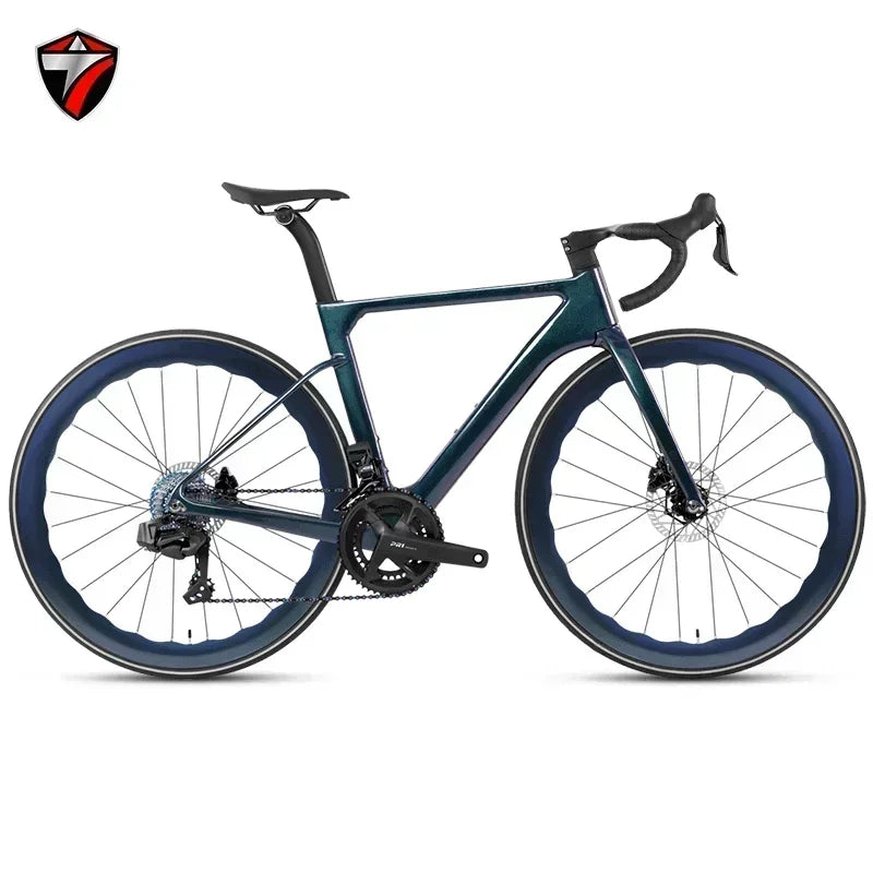 TWITTER R15pro Carbon Fiber Road Bike WheelTop EDS TX-2*12S Hydraulic Disc Brake 700*25C Unisex Electronic Shifting Wheel
