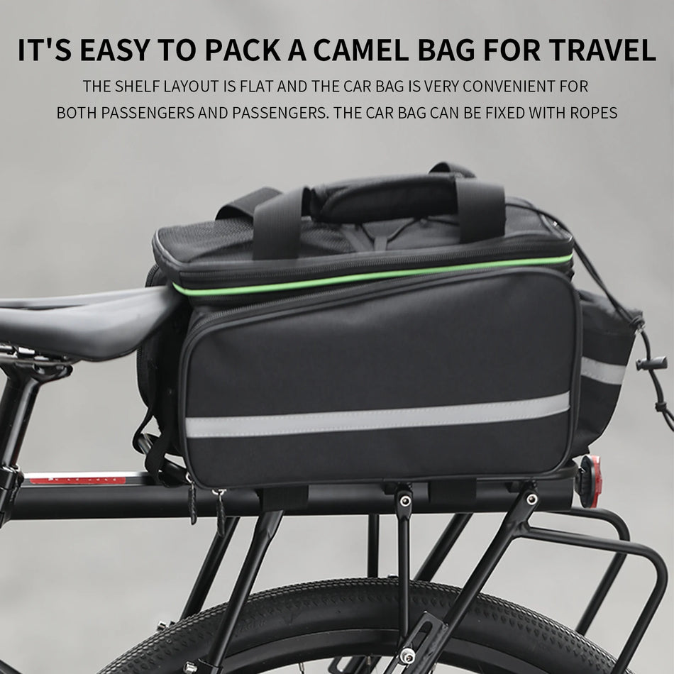 Heavy-Duty Bicycle Rear Cargo Rack – 50–80kg Capacity | Velozzo