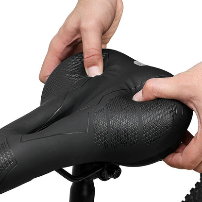 BG16 3size saddle soft rubber shock seat for women & men Double damping ball seat memory foam saddle Road/MTB/Hybrid