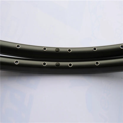 2Pcs 26"27.5" MTB Wheel Rim 24/28/32/36 Holes Black Disc Brake Aluminum Alloy Double-Layer