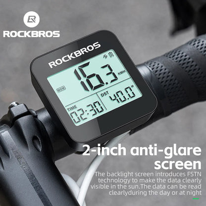 ROCKBROS G1 GPS Bike Computer Accurate Bike Speedometer Wireless