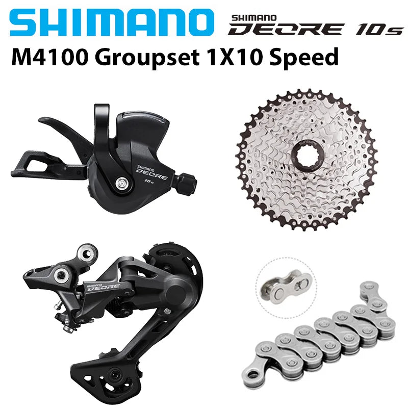 SHIMANO Deore M4100 1x10-Speed MTB Groupset – Sunshine Cassette
