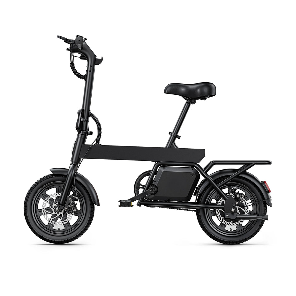 REGALANGEL B20MINI 36V 7.8Ah Electric Bike – 14” Compact Adult City Commuter E-Bike with 250W Motor