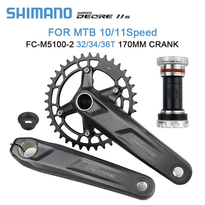 SHIMANO Deore FC M5100 Crankset 1x11Speed