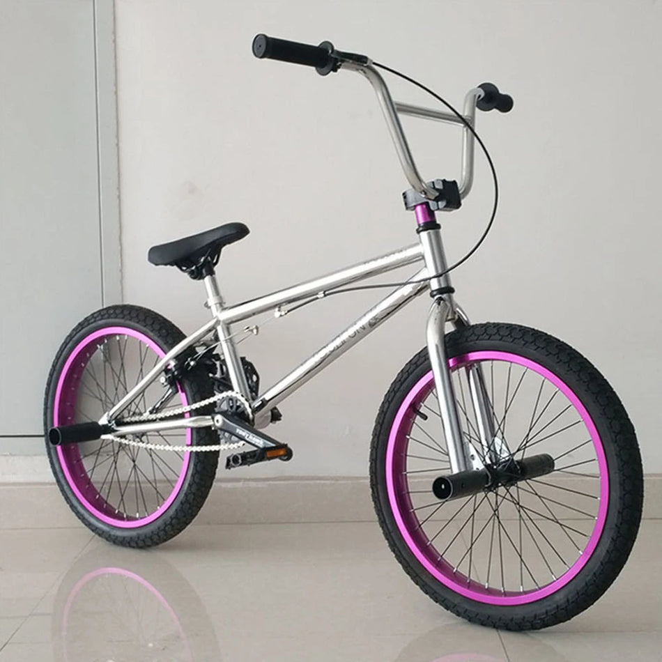 SANMI ZX-1 20" Freestyle BMX Bike – Hi-Ten Steel Frame, Sealed Hubs & U-Brakes