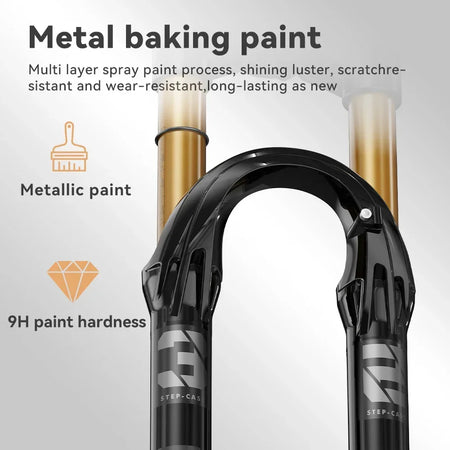 TANKE MTB Air Suspension Fork 120mm – Rebound Adjustable Quick Release - Suspension Fork