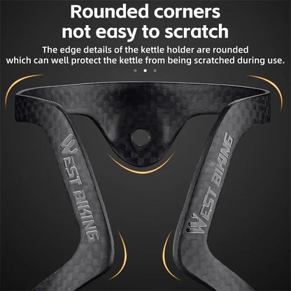 WEST BIKING Bicycle Carbon Lightweight Water Bottle Cage