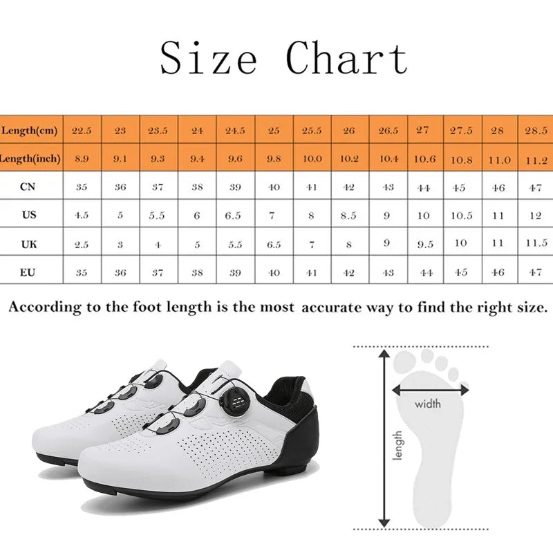 Men MTB Cycling Shoes Sneakers Self-Locking Road Bicycle Shoes Exercise Bikes Sneakers Women Cleats Clip Cycle Training Shoes