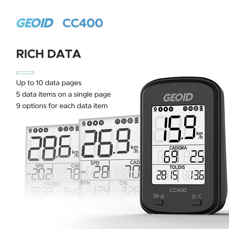 GEOID CC400 Smart GPS Bike Computer