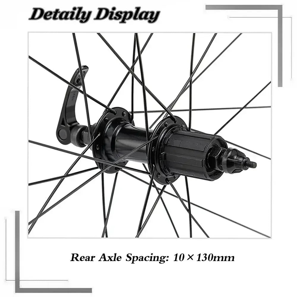 BUCKLOS 700C Road Bike Wheelset – V Brake Quick Release Wheels