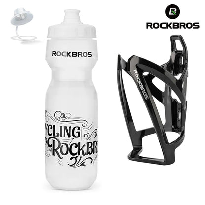 ROCKBROS Bike Water Plastic Bottle 750ml With Holder Cage