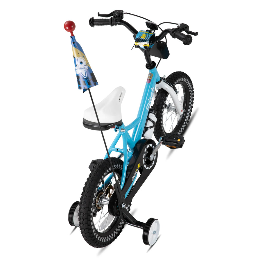JOYSTAR MOTOSPORT Kids Bike for Boys Ages 2-7 Years, 12-16 Inch, Boys Bike with Flag & Number Plate