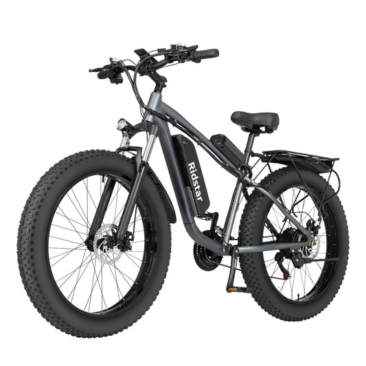 Ridstar E26 Electric Bike 1000W 48V/14AH  21 Speed Waterproof High Power 4.0*26 inch Mountain Electric Bicycle For adults