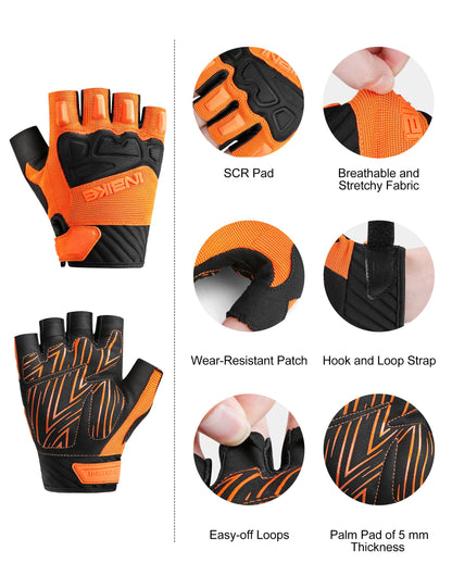 INBIKE 2023 New Arrival MTB Bike Gloves Summer Half Finger Cycling Gloves For Men Women Breathable Sport Bicycle Gloves MH010