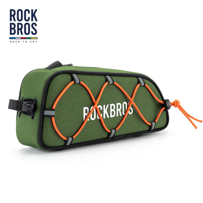 ROCKBROS ROAD TO SKY Bike Bag High Capacity Cycling Front Tube Bag Long Distance Bicycle Bag Riding Head Beam hanger Bag