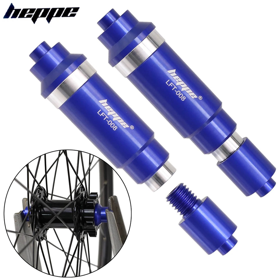 HEPPE Lefty Hub Wheel Repair Tool Truing Stand Axle to QR Adapter for Lefty 50/60 Hubs Mountain Bike Wheel Maintenance