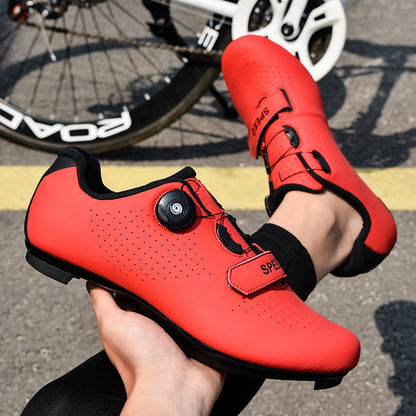 Women Flat Speed Sneakers Ultralight Men Mountain Bike Shoe  Self-Locking Bicycle Cleat Shoes Road Cycling Sneaker MTB Shoes