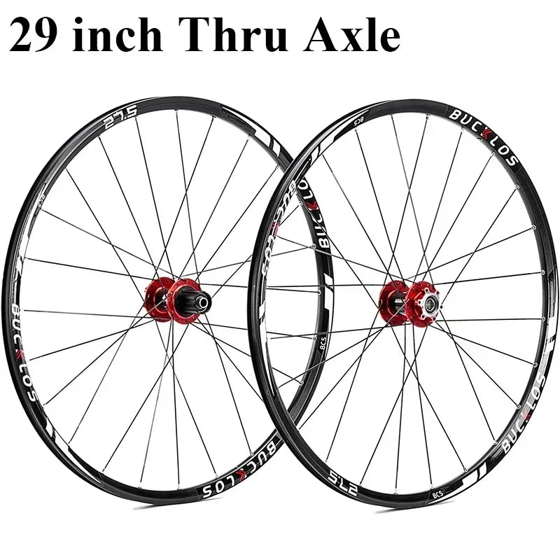 BUCKLOS Carbon MTB Wheelset – 26 / 27.5 / 29 Inch Disc Brake Wheels - 29 inch-TA-1 Pair - Bike Wheelset