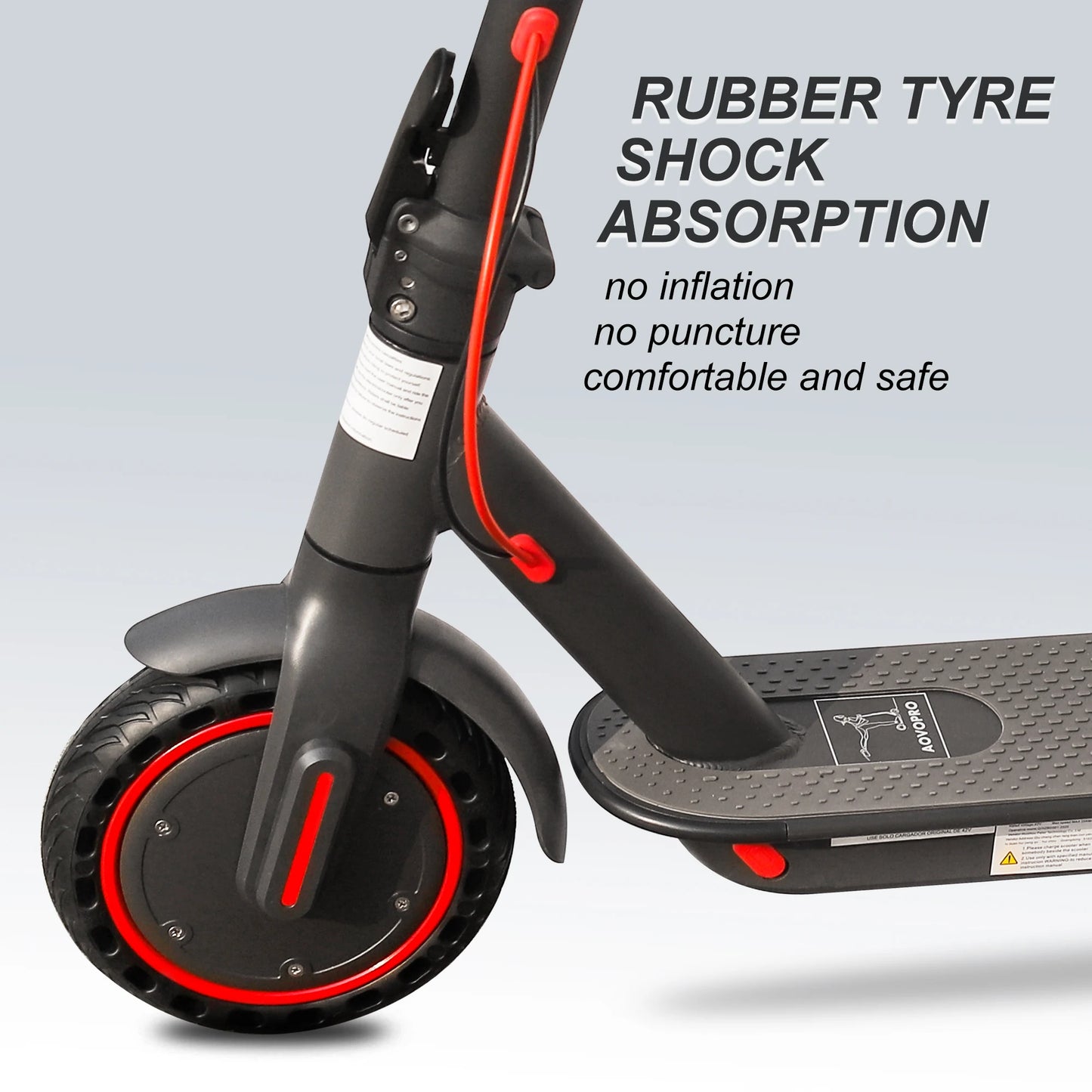 AOVOPRO ES80 Adult Electric Scooters 350W, 31km/h, Smart APP, Folding Scooter For Work, Aluminum Alloy, Long Battery Life