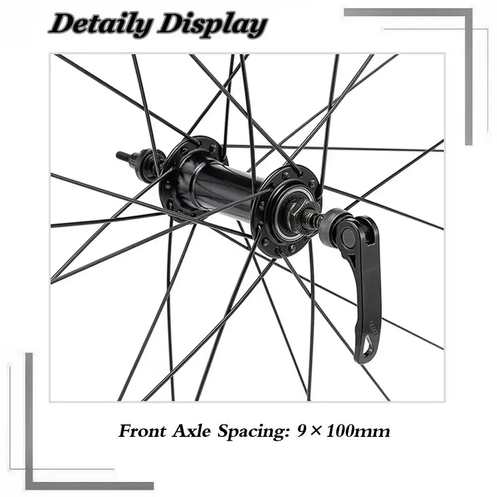 BUCKLOS 700C Road Bike Wheelset – V Brake Quick Release Wheels