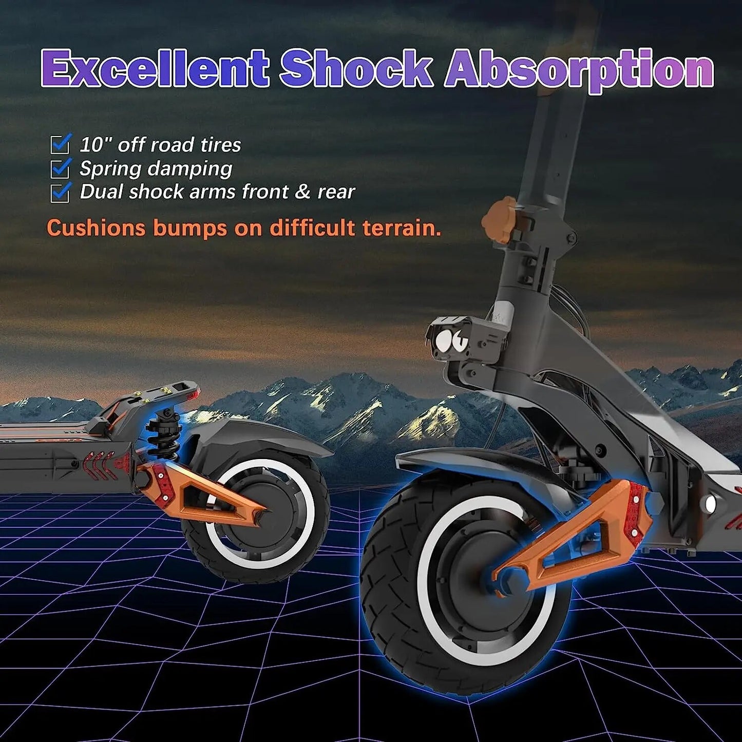 KUKIRIN G3 Pro Foldable Electric Scooter Off Road  10" Tires