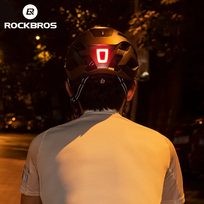 ROCKBROS TT30-WD  Mni Bike Light Waterproof USB Rechargeable Helmet Taillight Lantern For Bicycle LED Safety Night Riding Tail Light