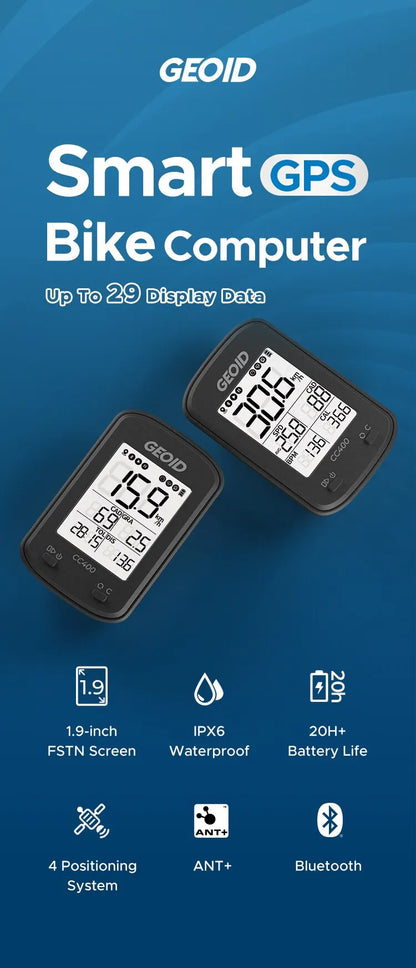 GEOID CC400 Smart GPS Bike Computer