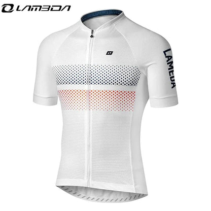 Lameda Pro Cycling Men  Jersey Summer MTB Bike Clothes Breathable Short Sleeve Bicycle Shirt