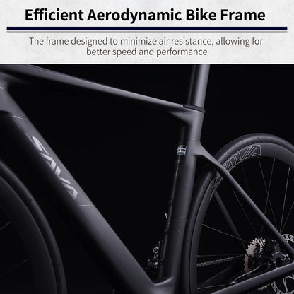 SAVA A4 Carbon Fiber Road Bike, with SHIMANO TIAGRA R4700, 20-speed Gear Set, 700C Adult Race Bike