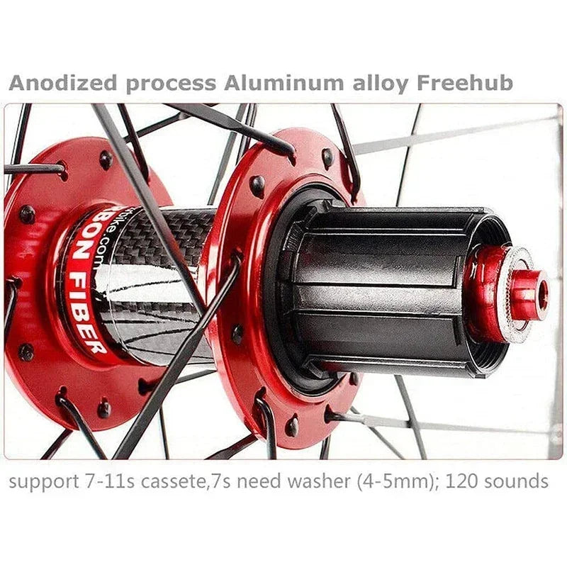 BUCKLOS Carbon MTB Wheelset – 26 / 27.5 / 29 Inch Disc Brake Wheels - Bike Wheelset