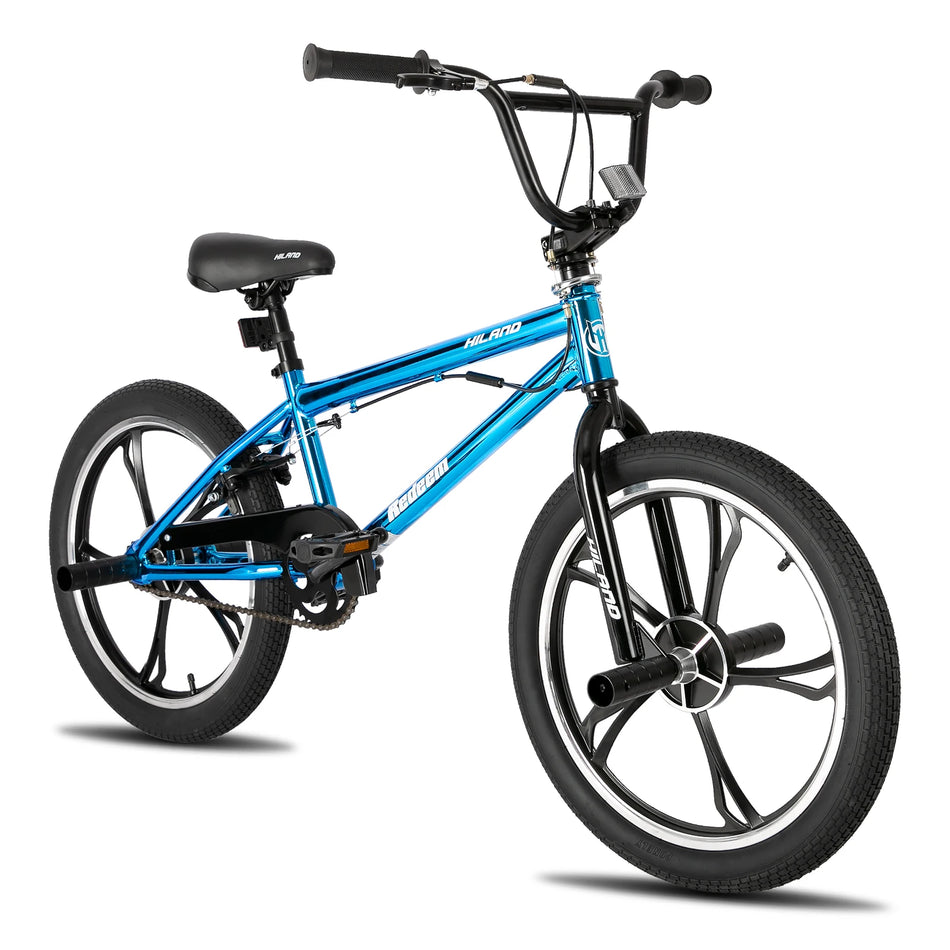 Hiland Redeem 3.0,  20 Inch Kids BMX Bike for Boys Girls Ages 5-12, 360 Degree Rotor Freestyle, 4 Pegs Single Speed Kid’s BMX Bicycle