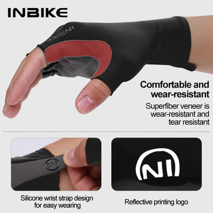 INBIKE Cycling Gloves Half-finger Bike Biking Gloves Gel Shock-absorbing Summer MTB Gloves for Men Road Mountain Bicycle Gloves