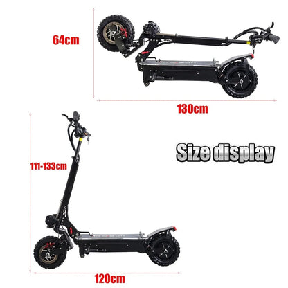 AIDOCHE Q06 Pro Foldable Electric Scooter 5600W/60V/27AH Battery
