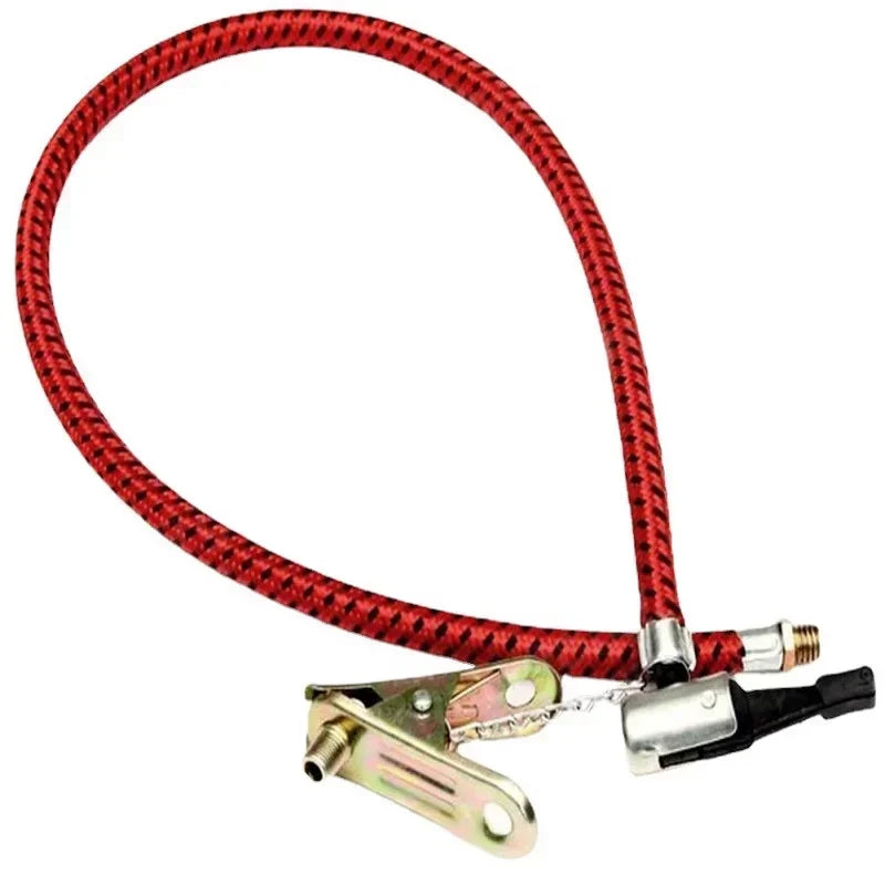 60cm Bicycle Bike Tyre Tire Hand Air Pump Inflator Replacement Hose Tube Rubber Tool for Bicycle Cycling Maintenance