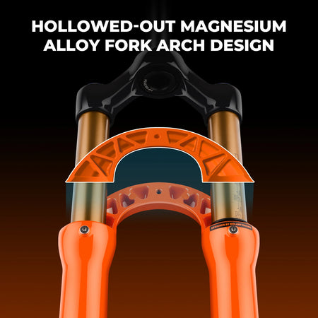 BOLANY MTB Air Suspension Fork 120mm Travel 27.5/29’’ Lightweight Magnesium Alloy Quick Release Front Fork - Suspension