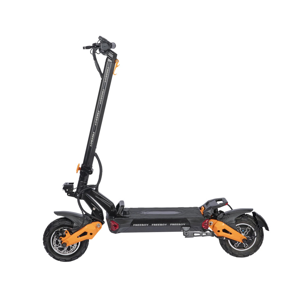 FREEBOY 6000W Dual Motor Electric Scooter for Adults 55Miles Range 11'' Off-road Tires Fast 50Mph Scooter Unisex