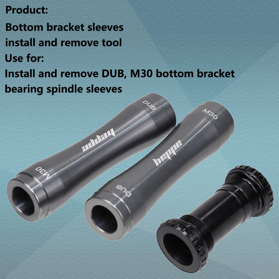 HEPPE DUB M30 Bottom Bracket Repair Tool Aluminum Bearing Sleeve Remover And Installer for Mountain Bikes