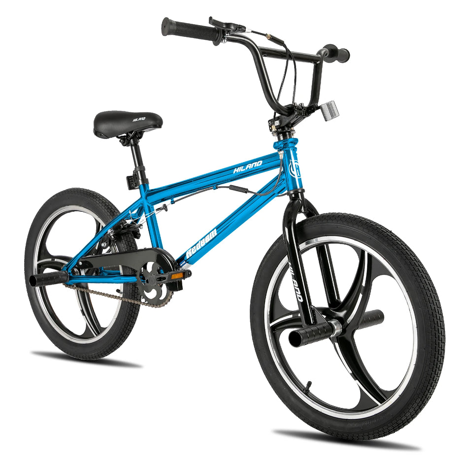 HILAND 20" Kids BMX Bike – Steel Freestyle Bicycle with U-Brakes