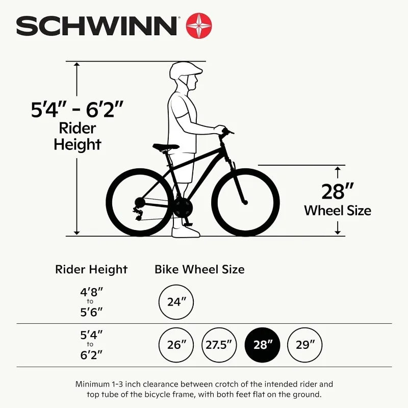 Schwinn GTX Comfort Adult Hybrid Bike, Men and Women, Dual Sport Bicycle, 700c Wheels, Step-Through