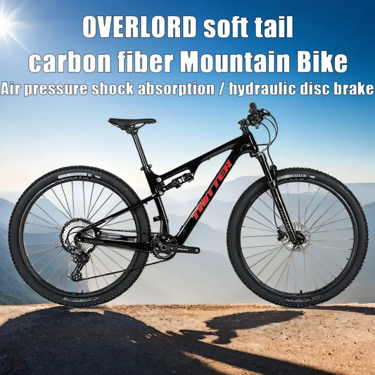 TWITTER Overlord 29" carbon fiber mountain bike air shock absorber mtb hydraulic disc brake Downhill bicycle 12 speed Cross Country