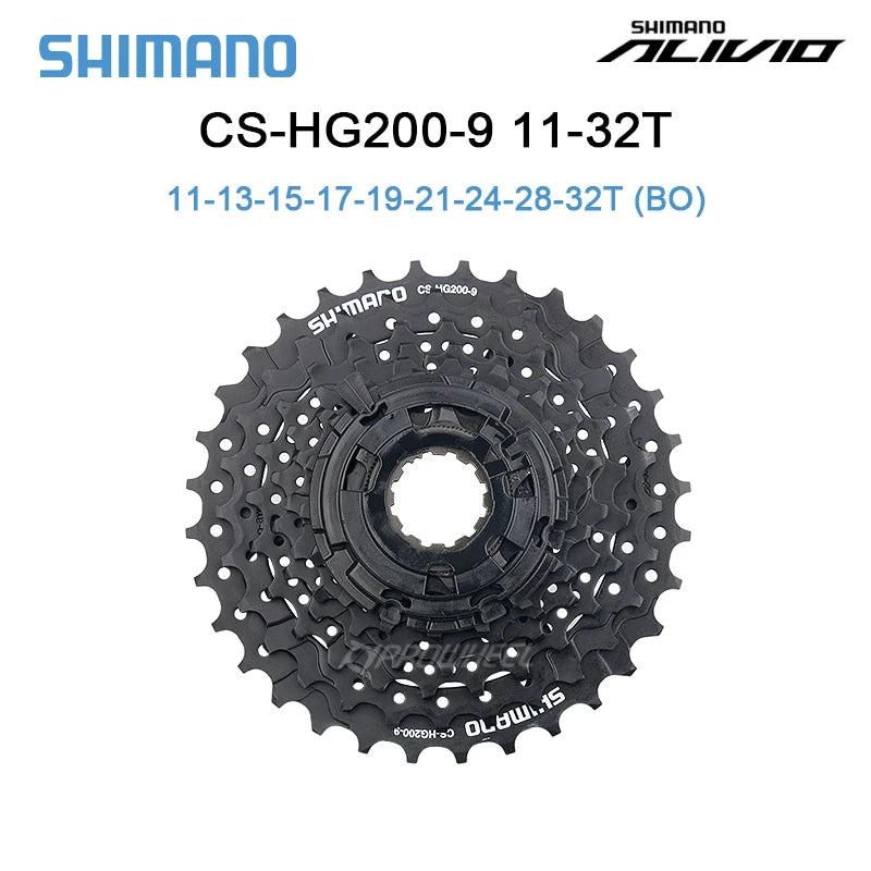 Shimano HG200 9 SP / 11-32T / 11-36T MTB Mountain Bike  Cassette