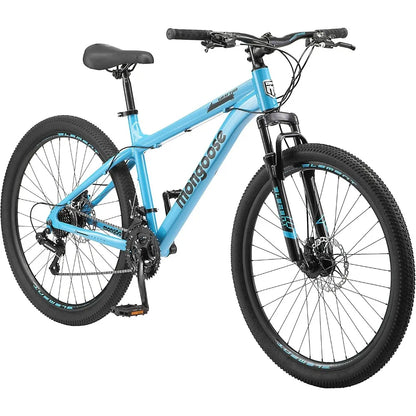 Grafton Mountain Bike for Adult and Youth Men and Women, 24/26 / 27.5-Inch Wheel Options, 21-Speed Trigger Shifter, Aluminum