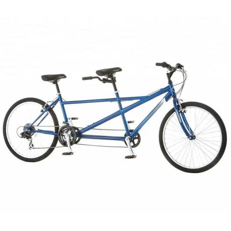 26-Inch Tandem Bike 21-Speed Steel Frame – Two-Person Cruiser Bicycle